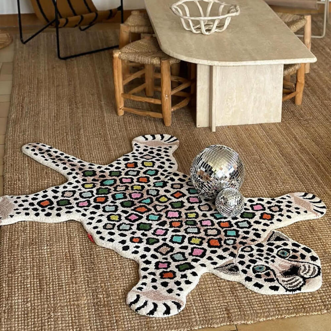 Kjøp Disco Leopard Rug large– fargerike favoritter | LIVLII